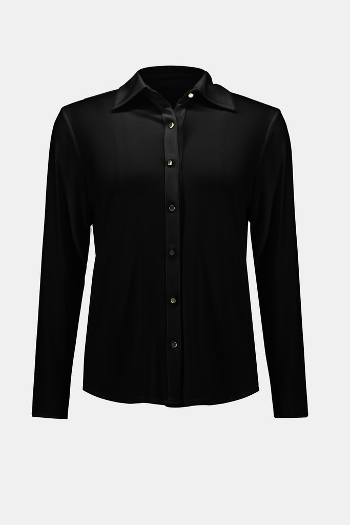Black shirt on a white background