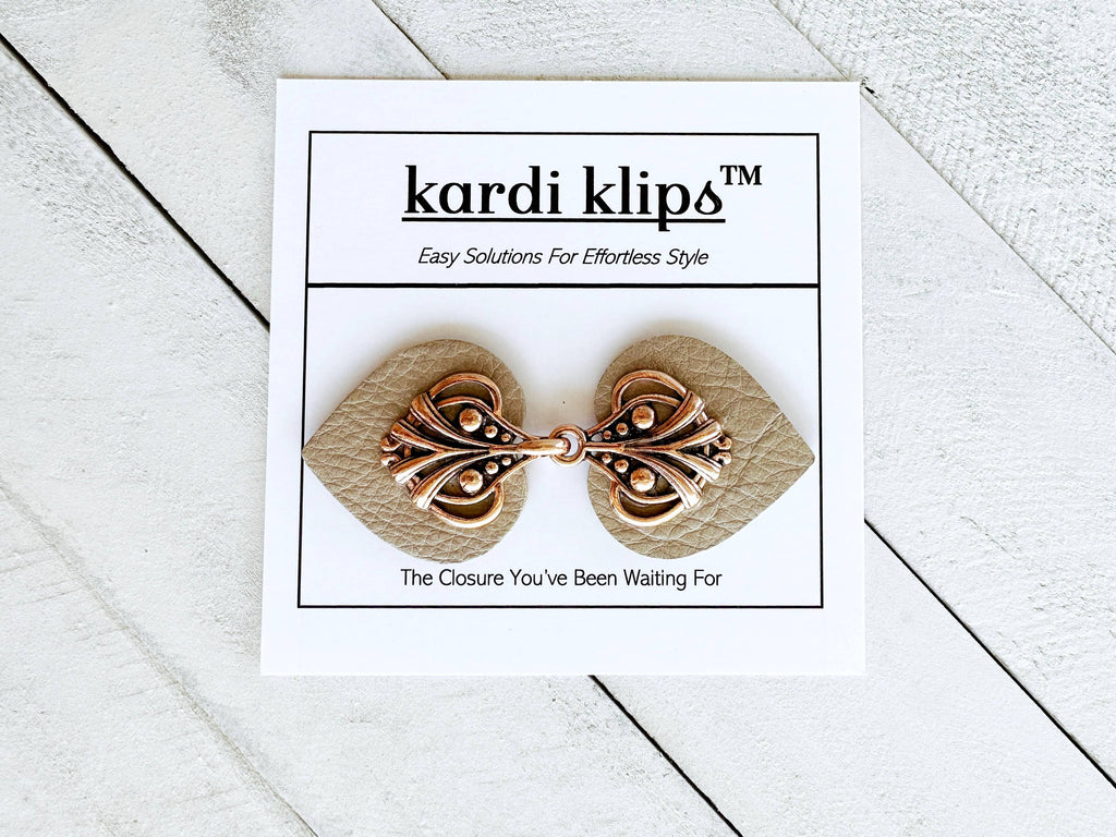 Kardi Klips closure on a white background
