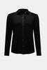 Black shirt on a white background